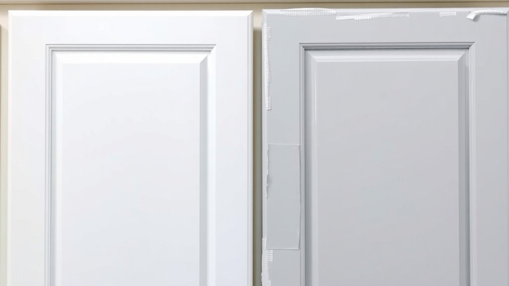 proper cabinet preparation and painting