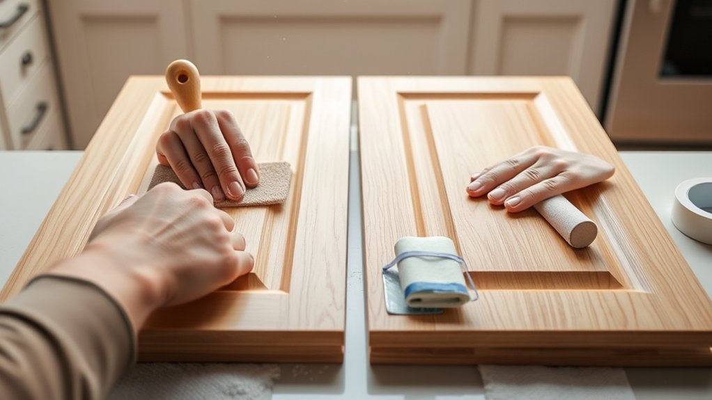 refacing cabinet doors professionally