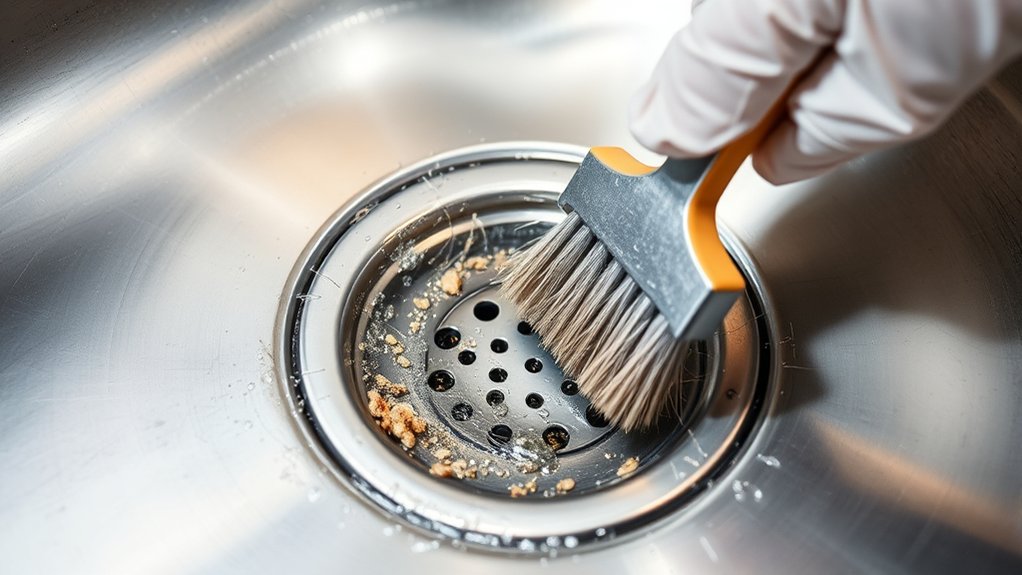 remove debris clean surface