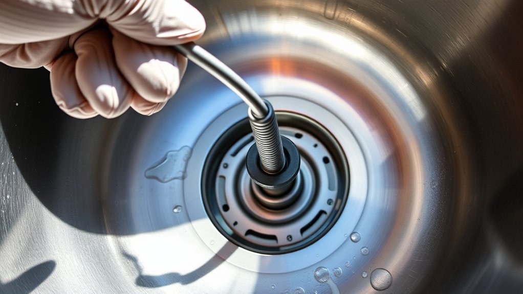 remove disposal obstructions safely