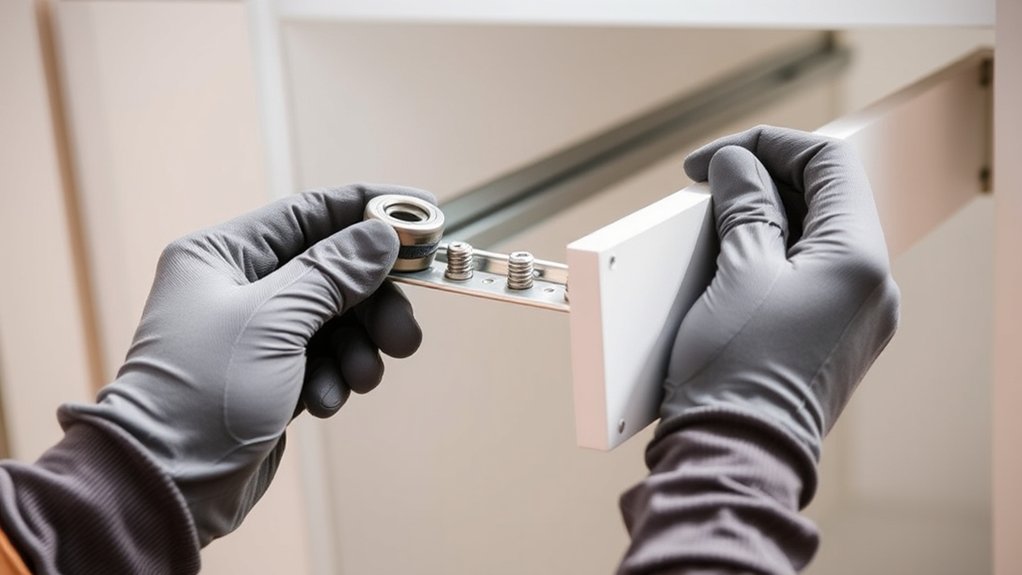 remove drawer slides carefully