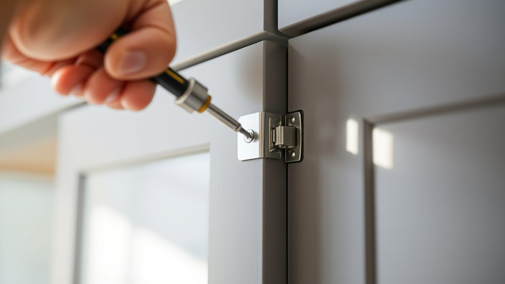 remove hardware and hinges