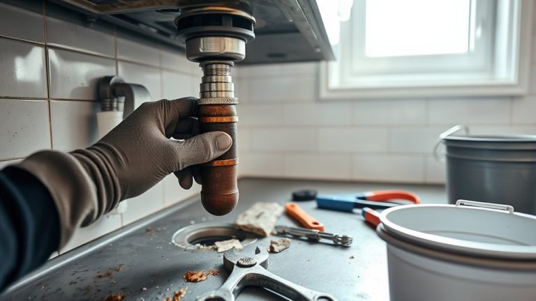 removing kitchen sink steps