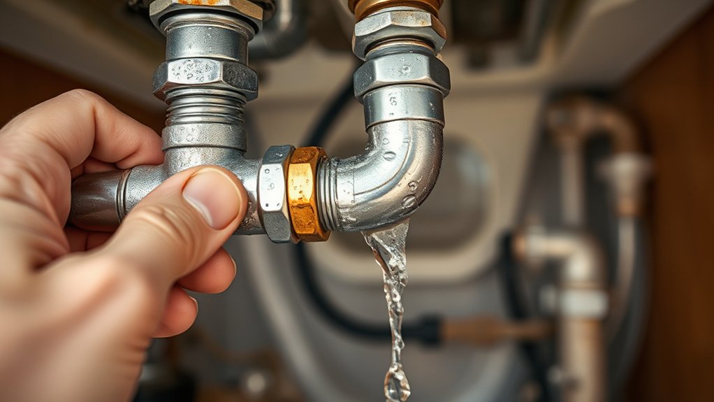 replace damaged plumbing parts