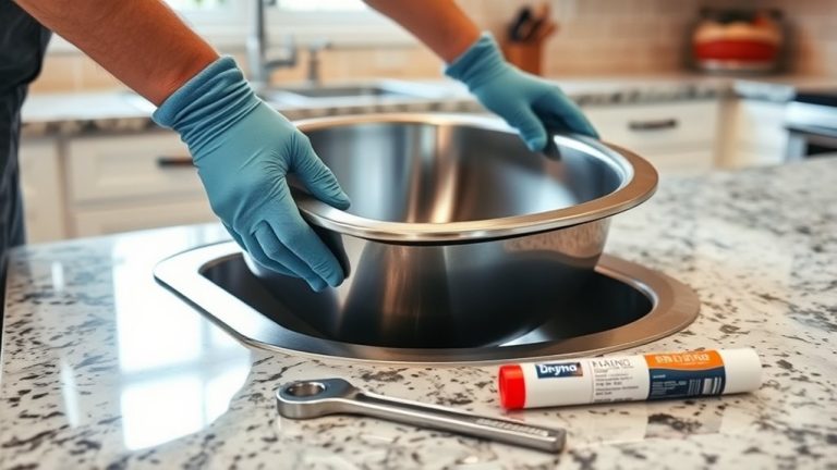 replacing undermount kitchen sink