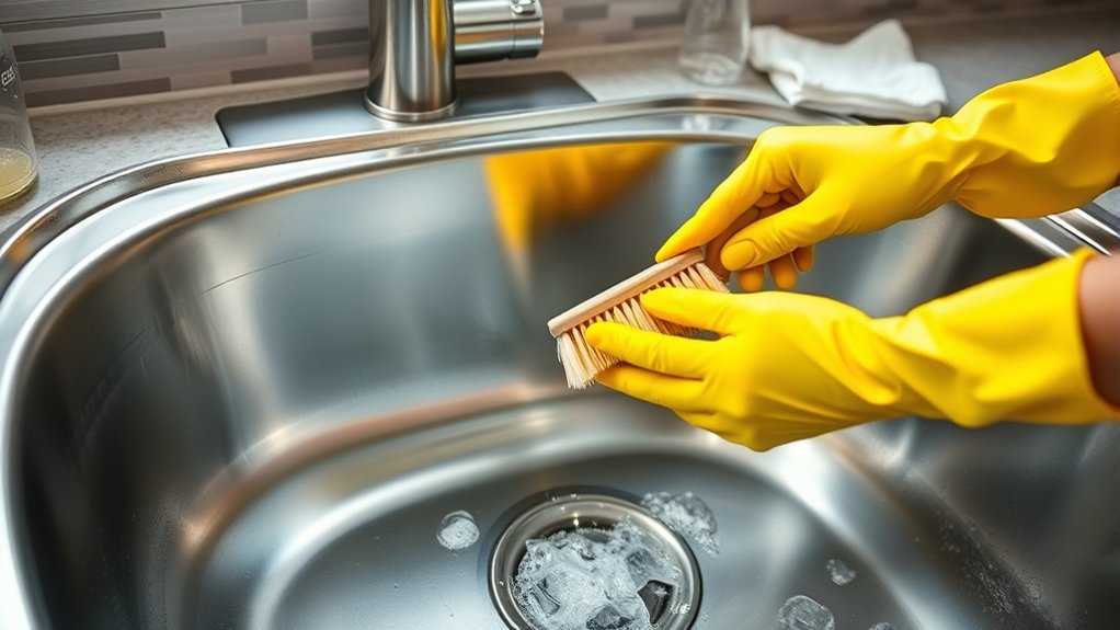 rinse and clear thoroughly