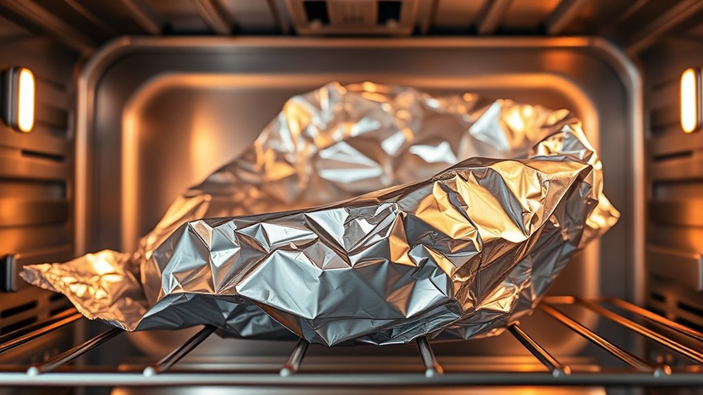 risks of oven foil