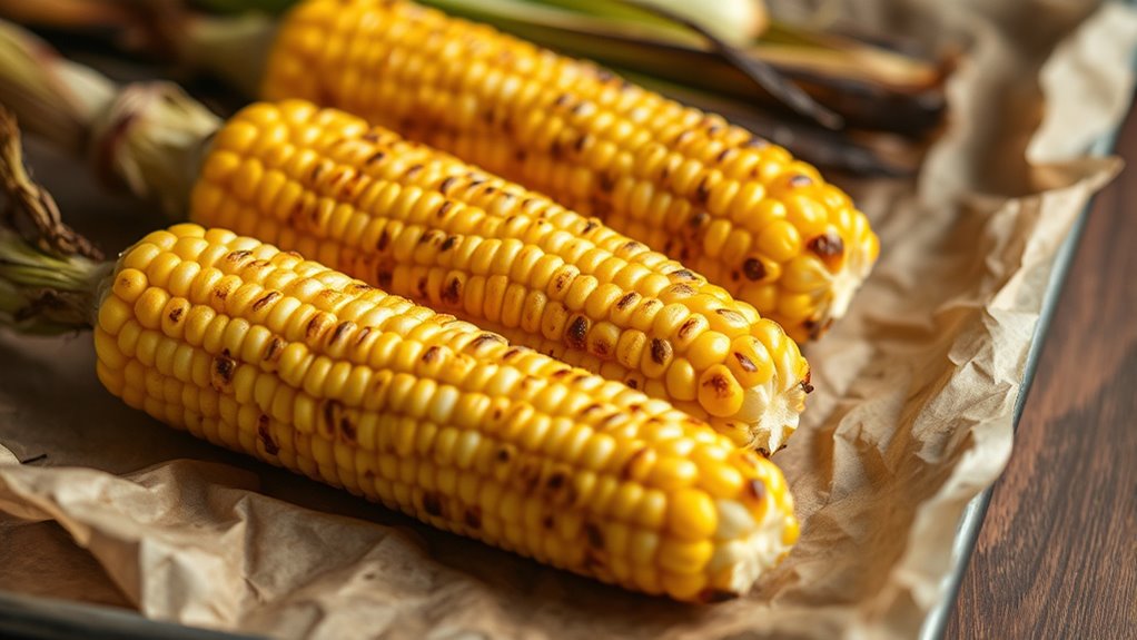 roast corn in oven