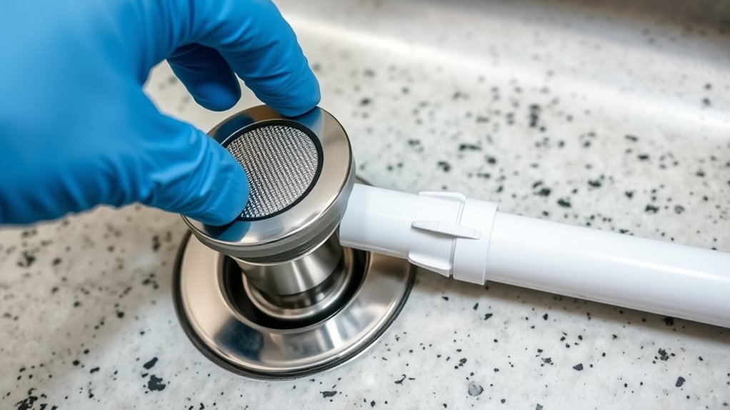 secure and seal drain connection