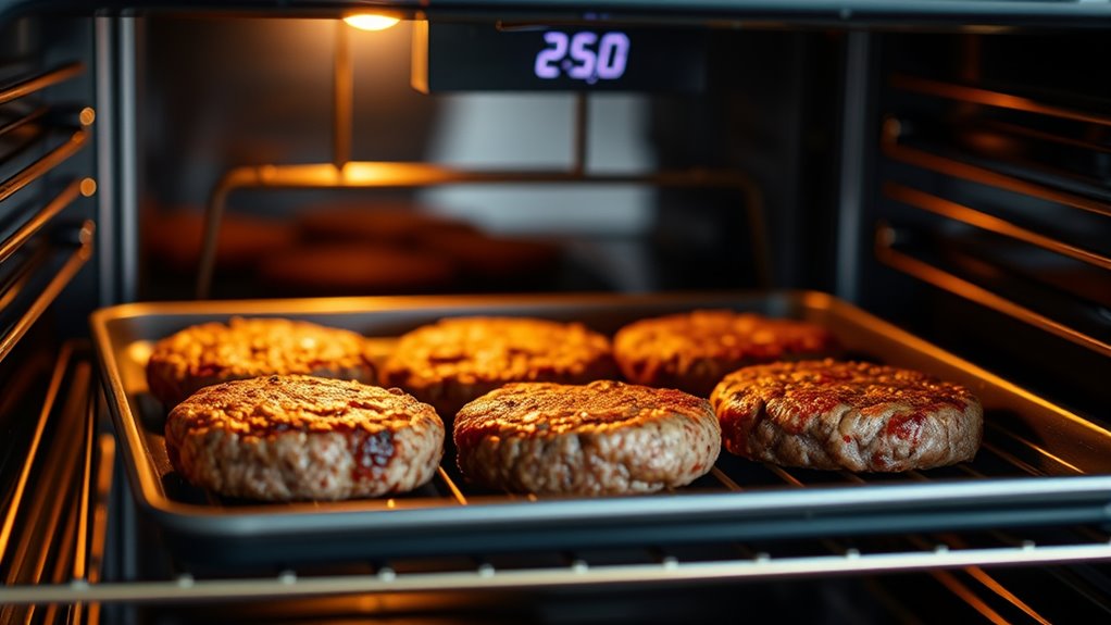 set oven cook to temperature