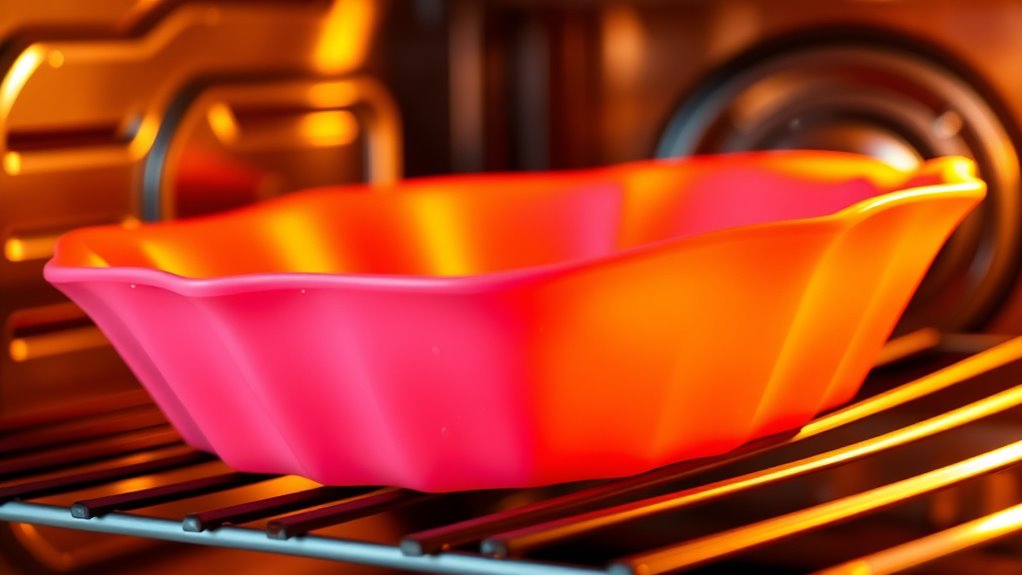 silicone bakeware temperature range
