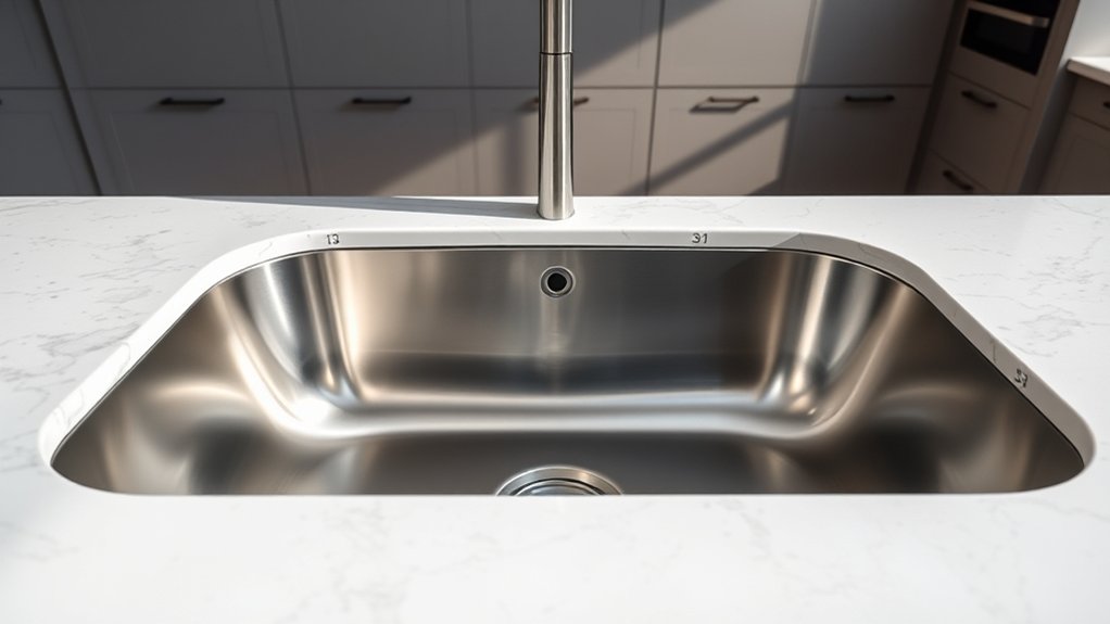 sink width impacts installation