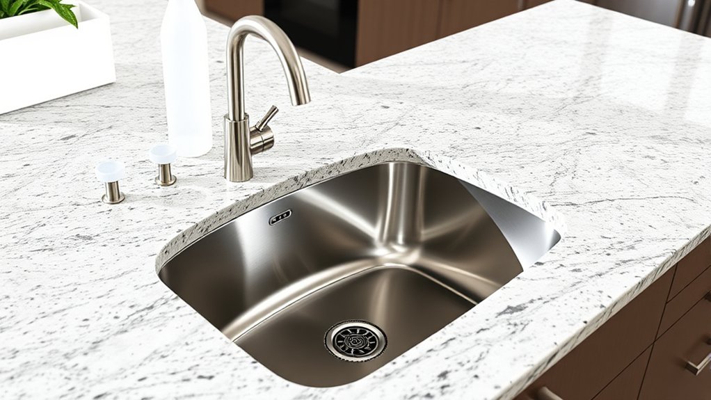 sleek seamless easy clean aesthetic