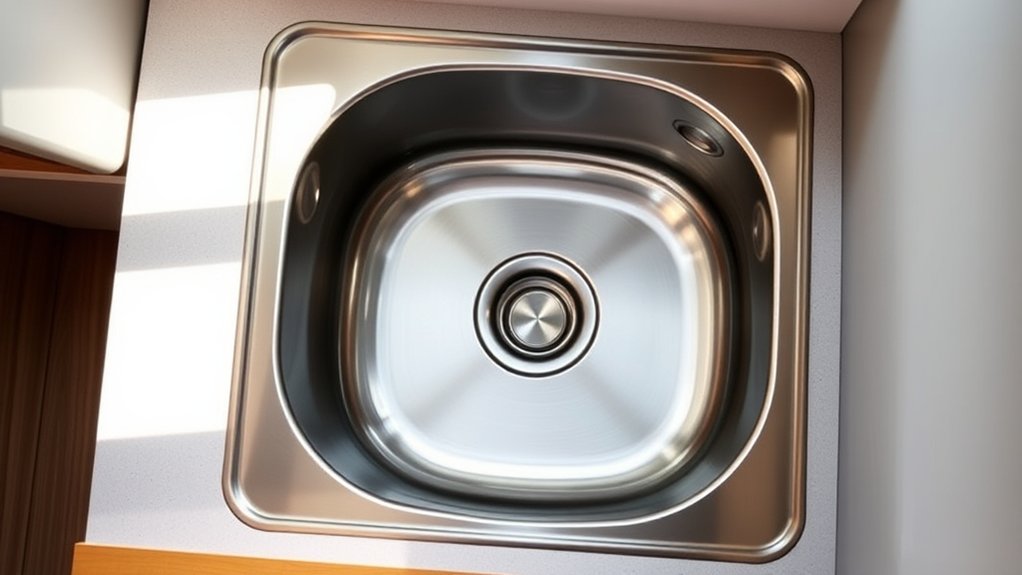 small functional kitchen sink