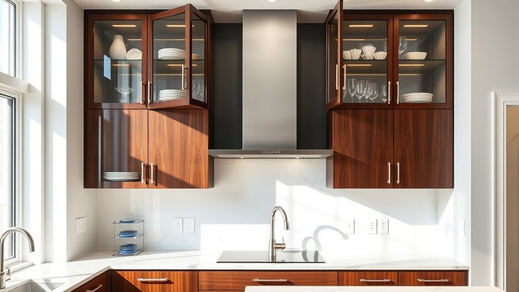 stylish functional kitchen storage