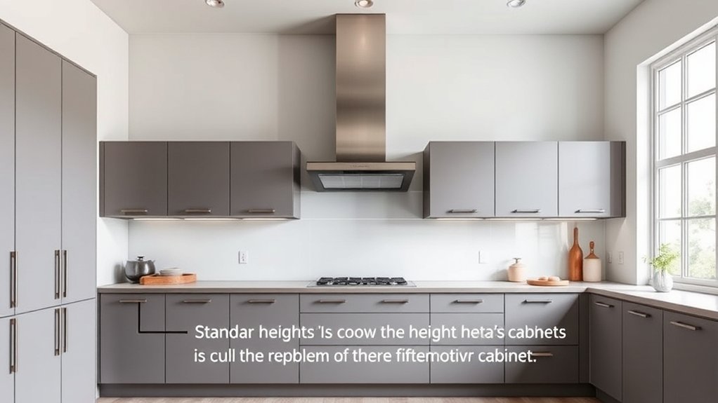 tailored cabinet height options
