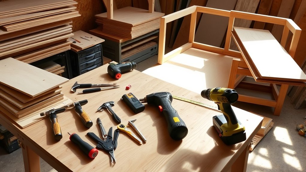tools materials finishing supplies