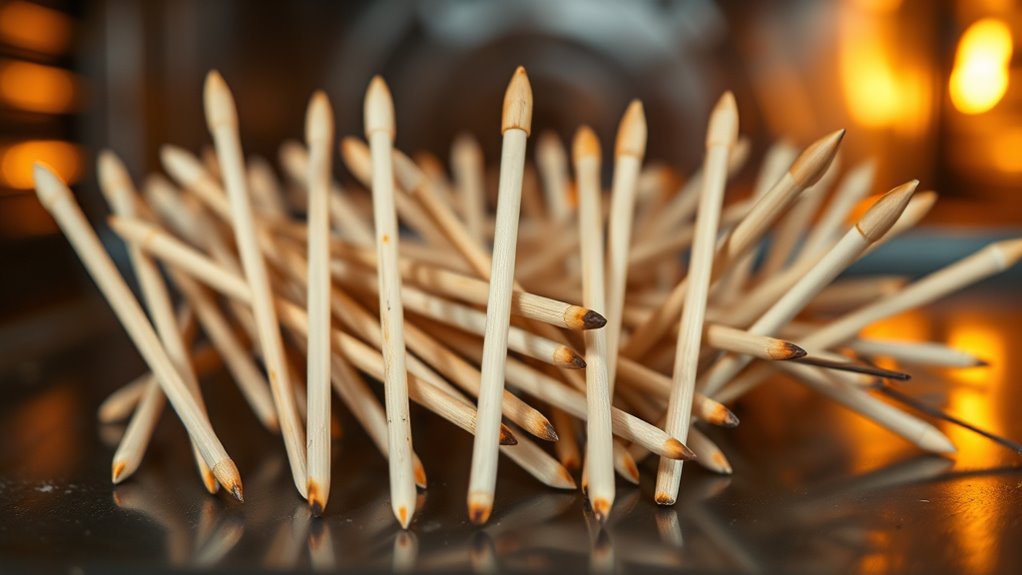 toothpicks may ignite