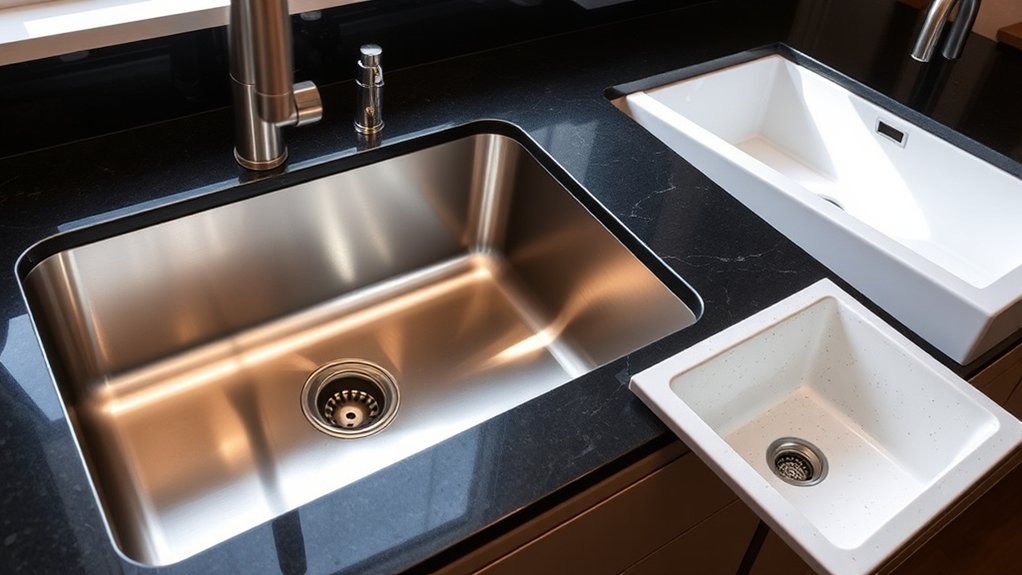 top materials for sinks