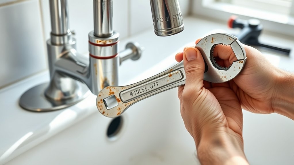 turn off water and disconnect
