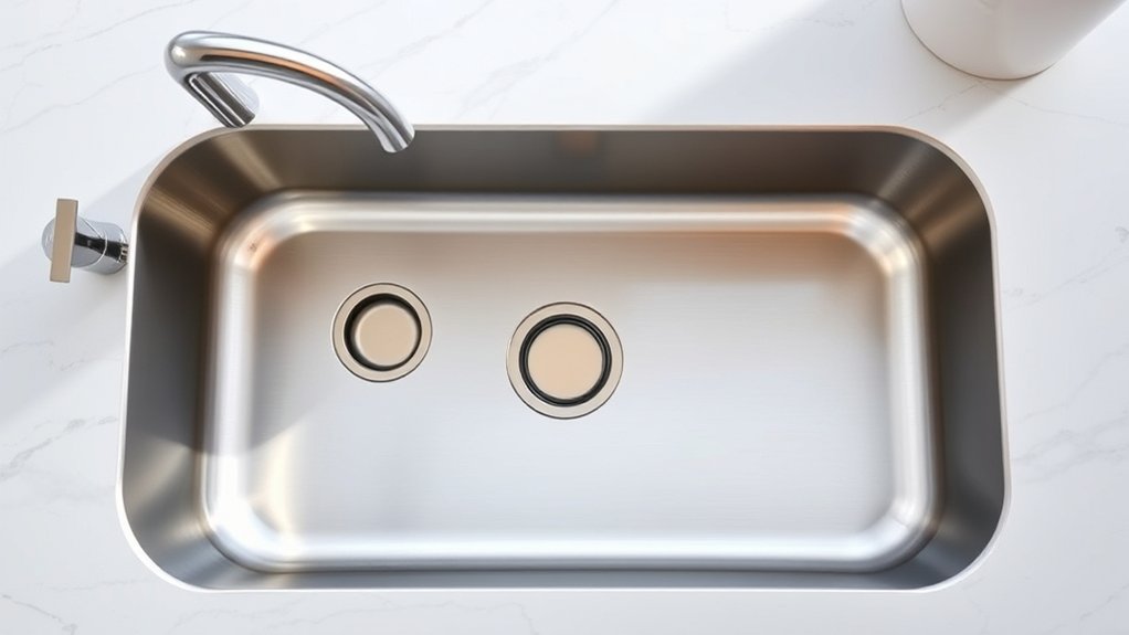 typical sink width measurements