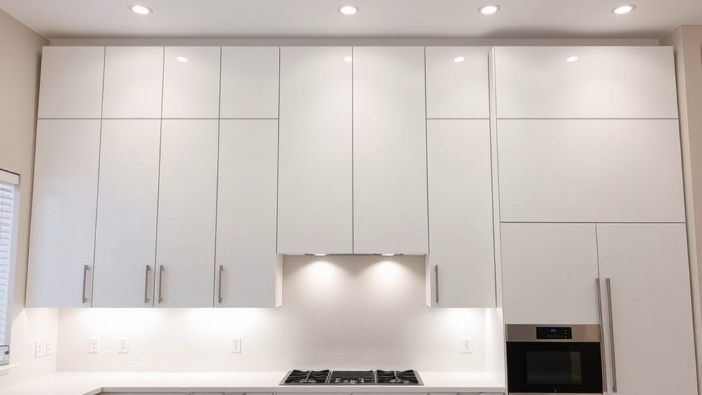 typical tall cabinet height