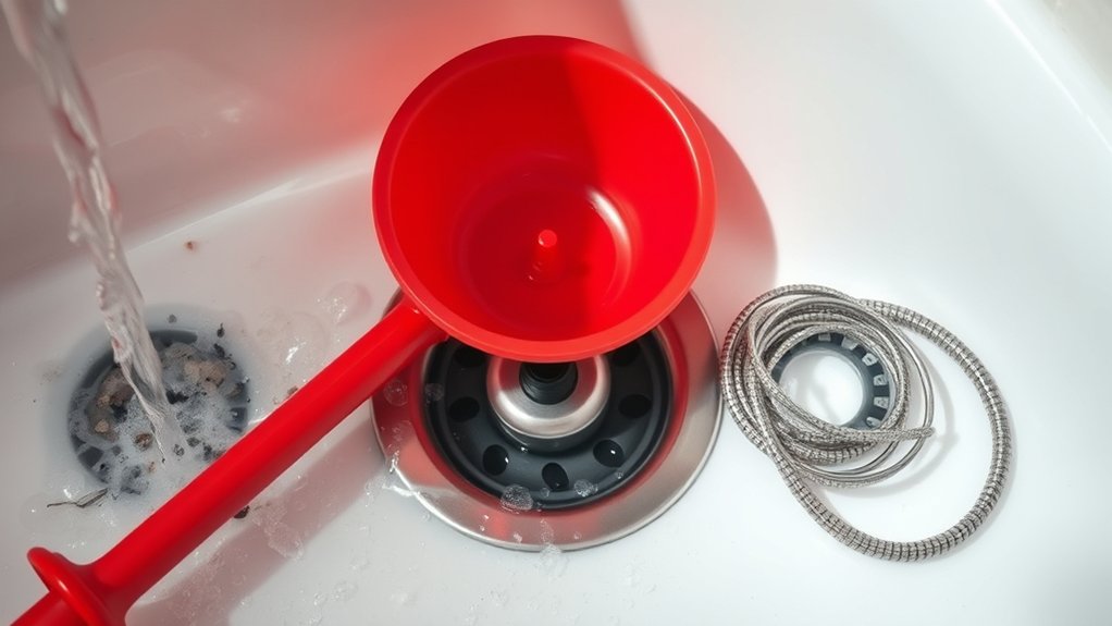 unclog sink quickly steps