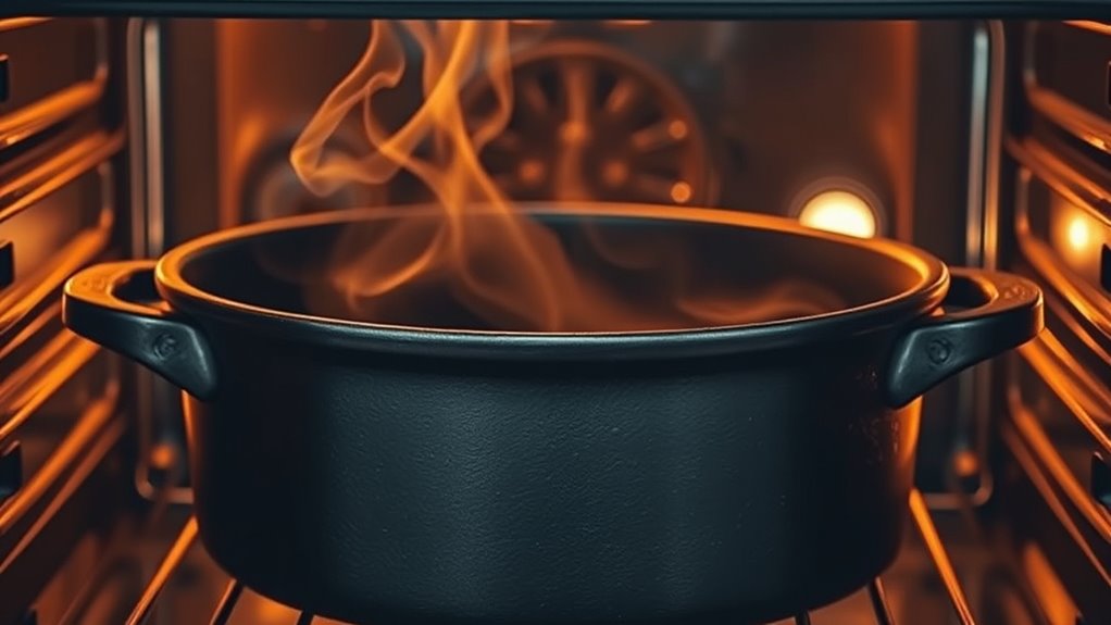 unsafe cookware for oven