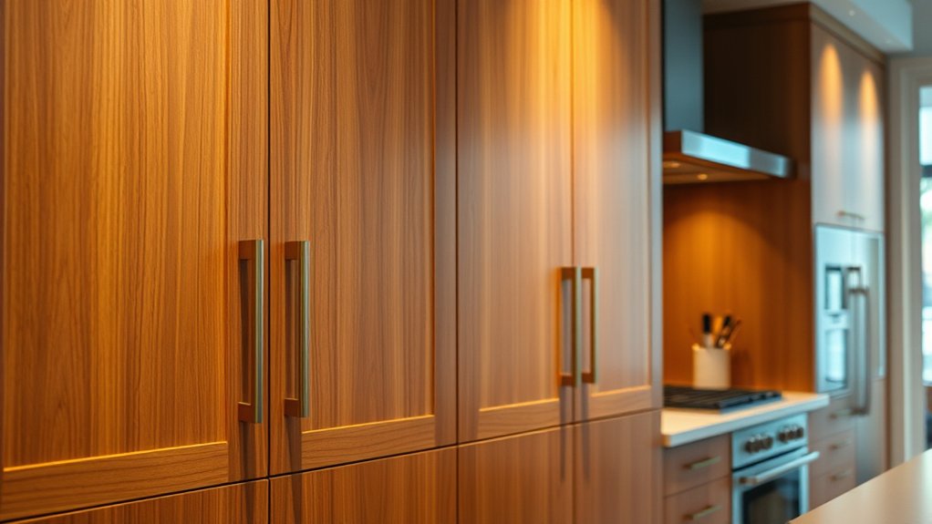 warm inviting wooden finishes
