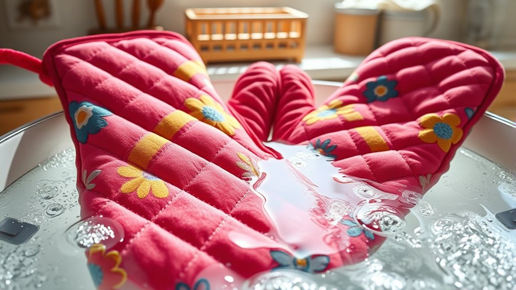wash mitts regularly and safely