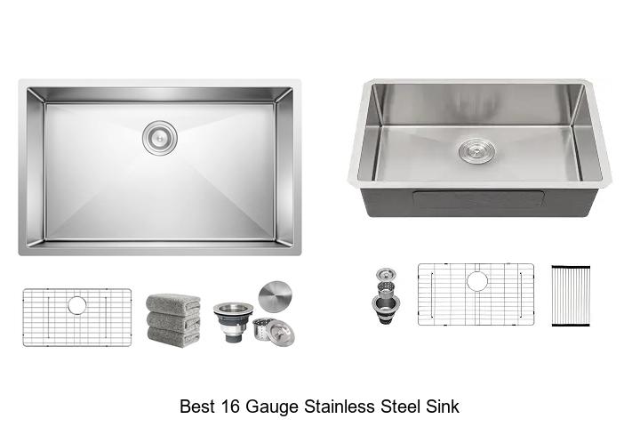 best 16 gauge stainless steel sink