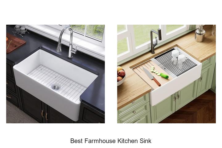 best farmhouse kitchen sink