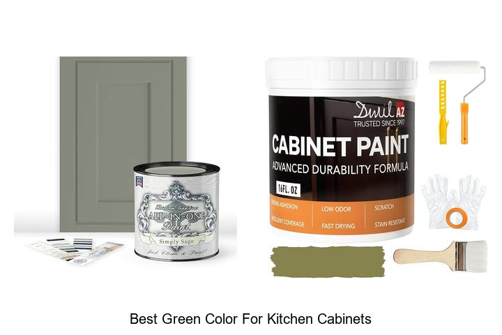 best green color for kitchen cabinets