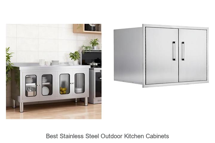 best stainless steel outdoor kitchen cabinets