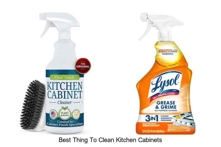 best thing to clean kitchen cabinets