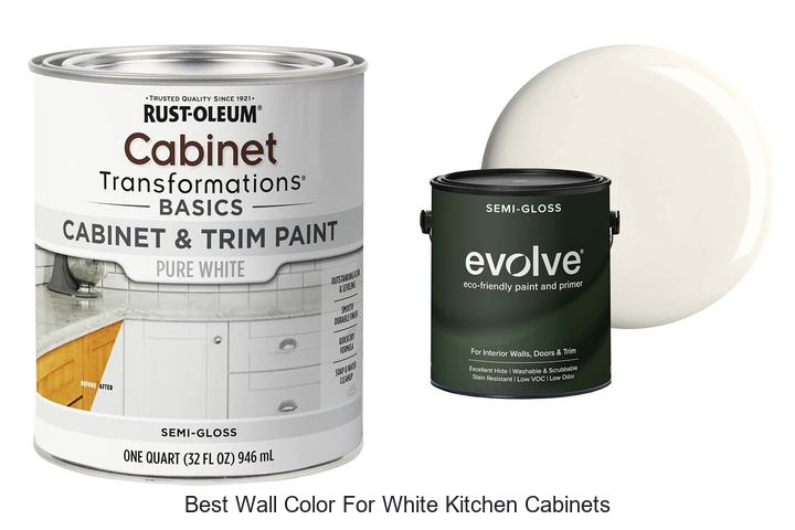 best wall color for white kitchen cabinets