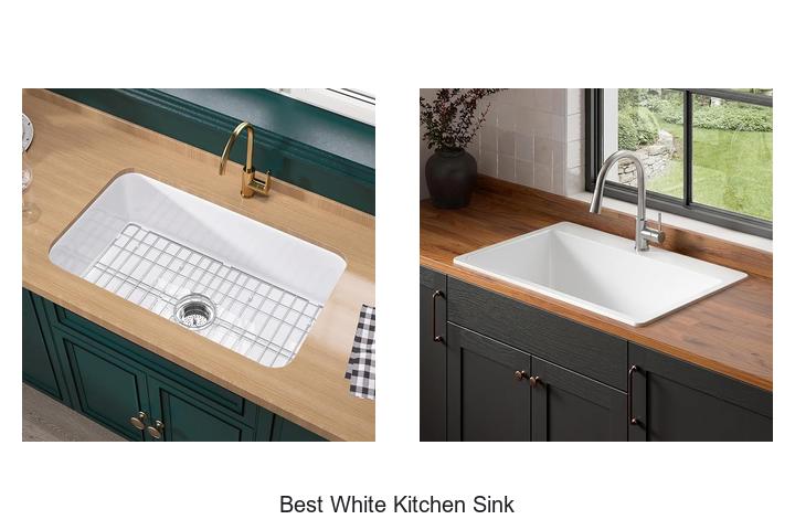 best white kitchen sink