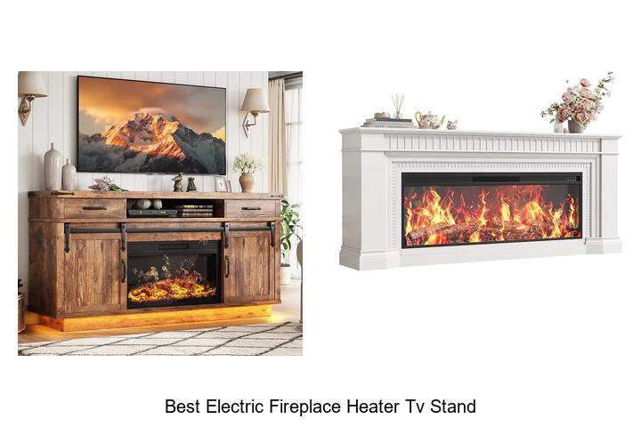 best electric fireplace heater tv stand