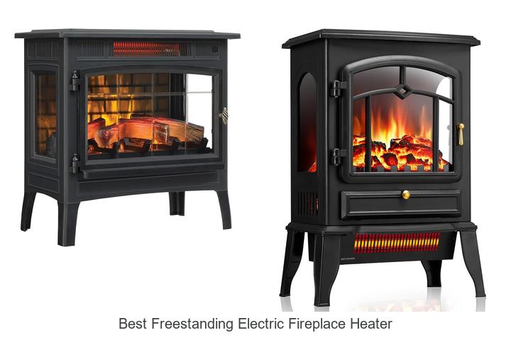 best freestanding electric fireplace heater